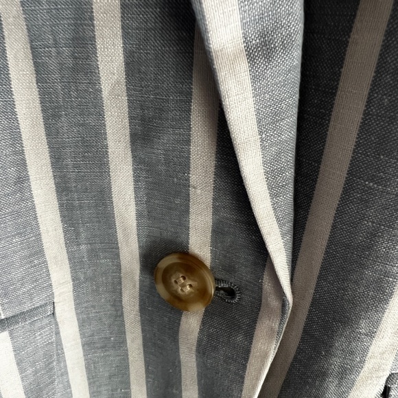 LOFT blue & white blazer - Picture 4 of 4